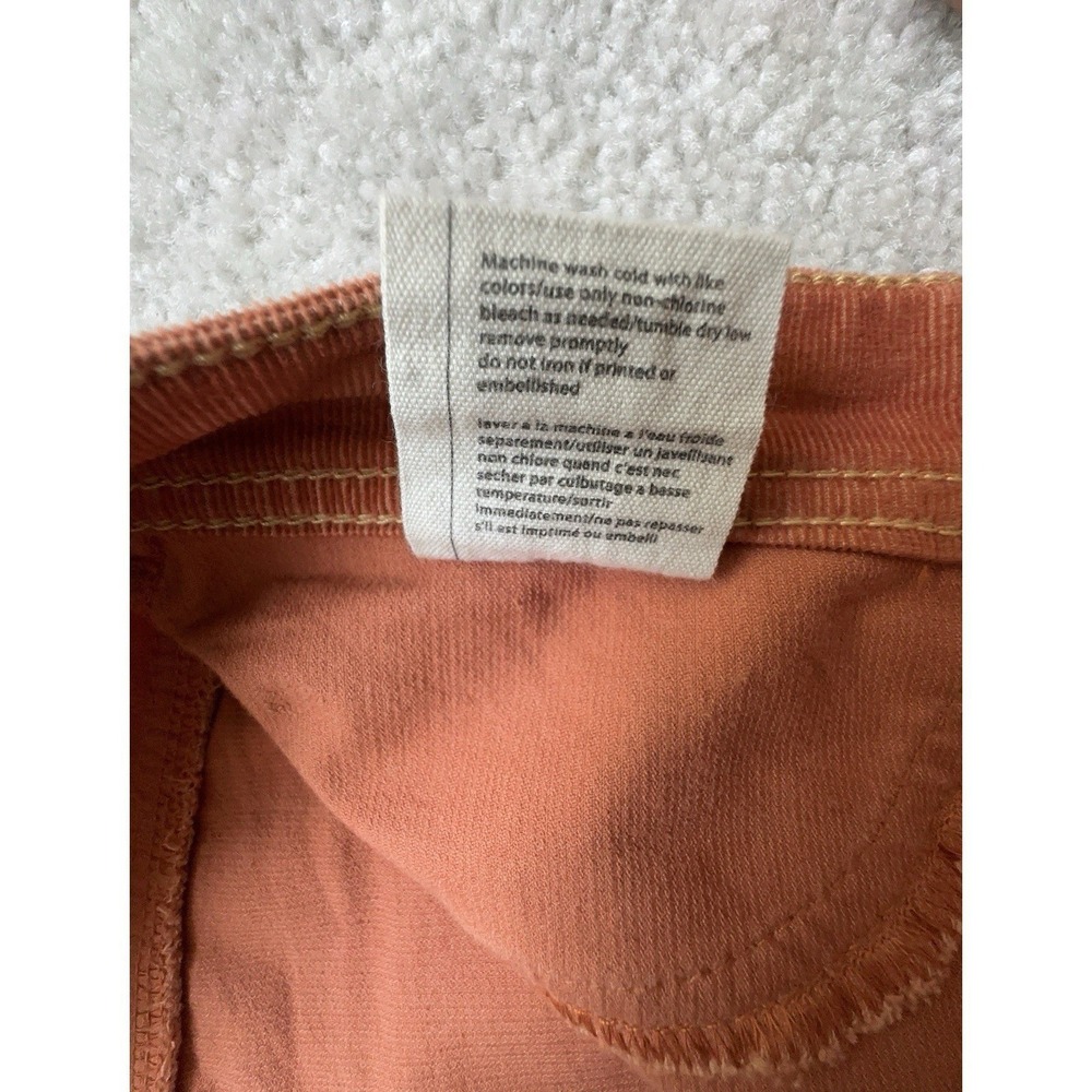Anthropologie Pilcro Brown High Rise Skinny Corduroy Pants Size 28 - Picture 10 of 10